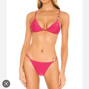 Lovers and Friends Halo bikini in rose
